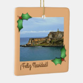 EL Morro, das San- Juanbucht-Gewohnheit schützt Keramikornament (Rechts)