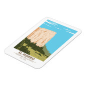 El Morro National Monument Inschriftenstein Magnet (Linke Seite)