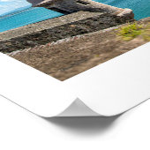 El Morro Old San Juan Bay Fotografie drucken/ Poster (Ecke)