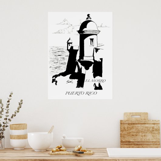 El Morro Poster (Küche)
