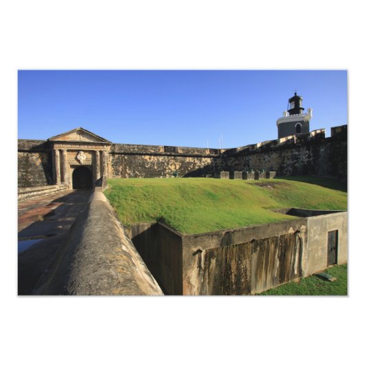 El Morro, San Felipe Castle, Drawbridge, Vordersei Fotodruck (Vorne)