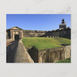 El Morro, San Felipe Castle, Drawbridge, Vordersei Postkarte