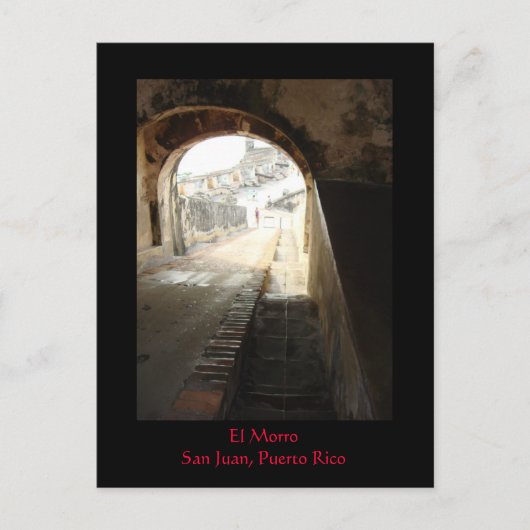 El Morro, San Juan, Puerto Rico Postkarte (Vorderseite)