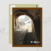 El Morro, San Juan, Puerto Rico Postkarte (Vorne/Hinten)