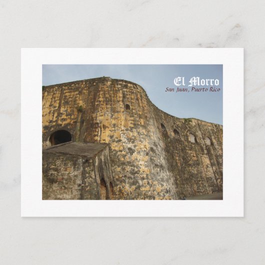 El Morro, San Juan, Puerto Rico Postkarte (Vorderseite)