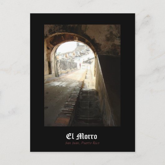 El Morro, San Juan, Puerto Rico Postkarte (Vorderseite)