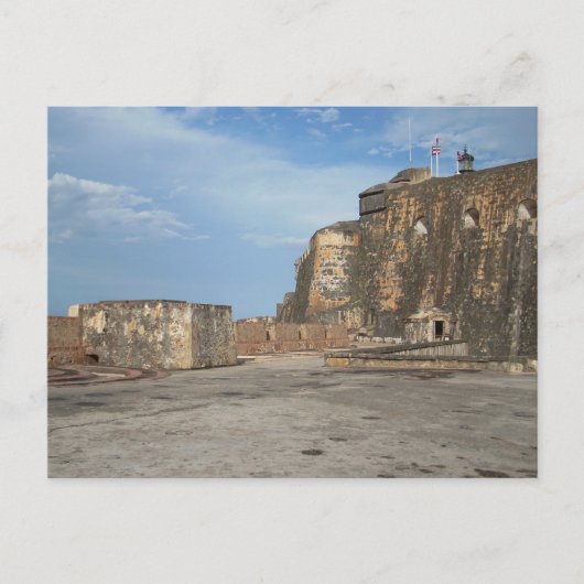 El Morro San Juan Puerto Rico Postkarte (Vorderseite)