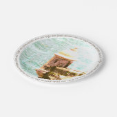 EL Morro: Viejo San Juan, Puerto Rico Party Themed Pappteller (Schrägansicht)