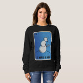 El Muneco De Nieve Mexican Slang Lottery Bingo Car Sweatshirt (Vorne ganz)