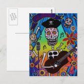 EL MUSIKERO POSTKARTE (Vorne/Hinten)