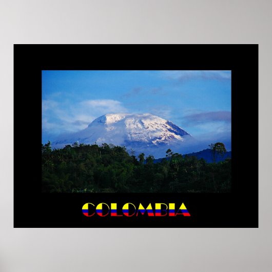 El Nevado del Tolima Kolumbien Poster (Vorne)