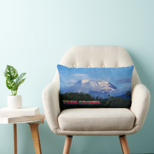 El Nevado del Tolima Lumbar Pillow Lendenkissen