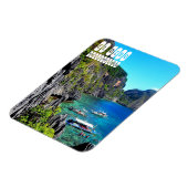 El Nido auf den Philippinen in Palawan Magnet (Linke Seite)