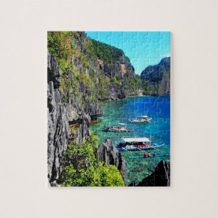 El Nido Beach auf den Philippinen in Palawan Puzzle