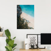 El Nido, die Philippinen-Reise-Illustration Poster (Heimbüro)