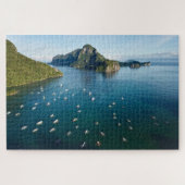 El Nido Palawan Island Philippinen Luftansicht Puzzle (Horizontal)