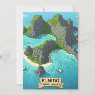 El Nido: Palawans verborgenes Juwel Feiertagskarte