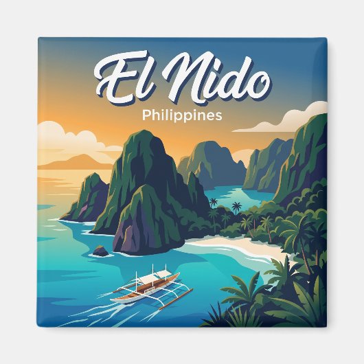 El Nido Philippinen Magnet (Vorne)