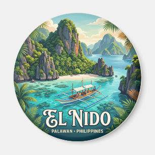 El Nido Philippinen Magnet