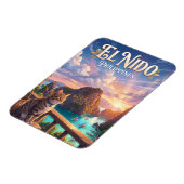 El Nido Philippinen Magnet (Linke Seite)