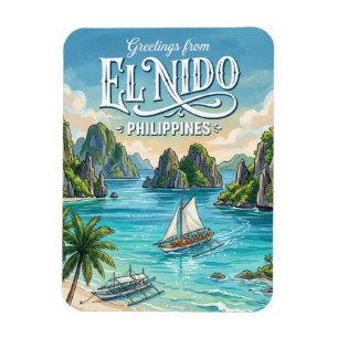 El Nido Philippinen Magnet