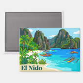 El Nido Philippinen Magnet (Vorderseite/Rückseite)