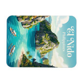 El Nido Philippinen Magnet (Horizontal)