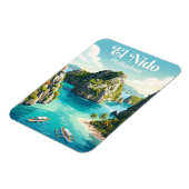 El Nido Philippinen Magnet (Linke Seite)