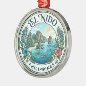 El Nido Philippinen Ornament Aus Metall (Links)