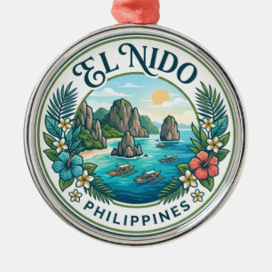 El Nido Philippinen Ornament Aus Metall