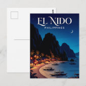 El Nido Philippinen Postkarte (Vorne/Hinten)