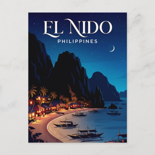 El Nido Philippinen Postkarte (Vorderseite)
