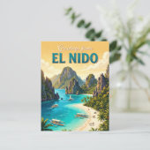 El Nido Philippinen Postkarte (Stehend Vorderseite)