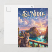 El Nido Philippinen Postkarte (Vorne/Hinten)