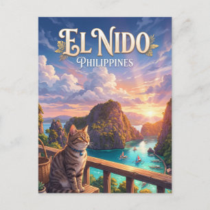 El Nido Philippinen Postkarte