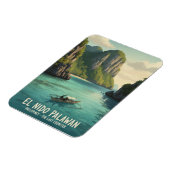 El Nido Philippinen Reise Magnet (Linke Seite)