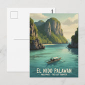 El Nido Philippinen Reise Postkarte (Vorne/Hinten)