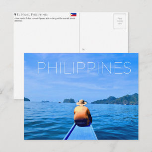 El Nido, Philippinen Reise-Postkarte Postkarte