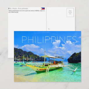 El Nido, Philippinen Reise-Postkarte Postkarte