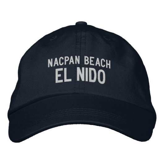 El Nido Philippines Baseball Hat Bestickte Baseballkappe (Vorderseite)