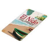 El Nido Philippines Reiseplakat Magnet (Linke Seite)