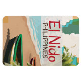 El Nido Philippines Reiseplakat Magnet (Horizontal)