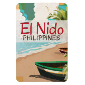 El Nido Philippines Reiseplakat Magnet (Vertikal)