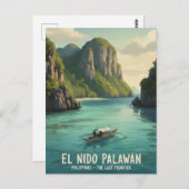 El Nido Philippines Travel Postkarte (Vorne/Hinten)