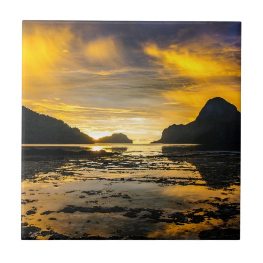 El Nido Sunset Fliese (Vorderseite)