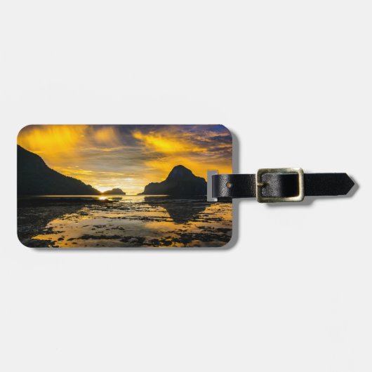 El Nido Sunset Gepäckanhänger (Vorderseite horizontal)