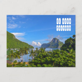El Nido View auf den Philippinen in Palawan Postkarte