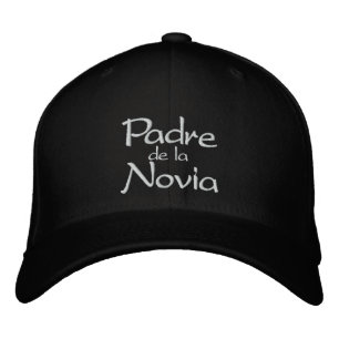 El padre de la Novia de la Boda Hat Bestickte Kappe