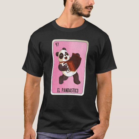 El Pandastico Mexican Slang Lottery Bingo Cards   T-Shirt (Vorderseite)