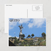 el panecillo quito postkarte (Vorne/Hinten)